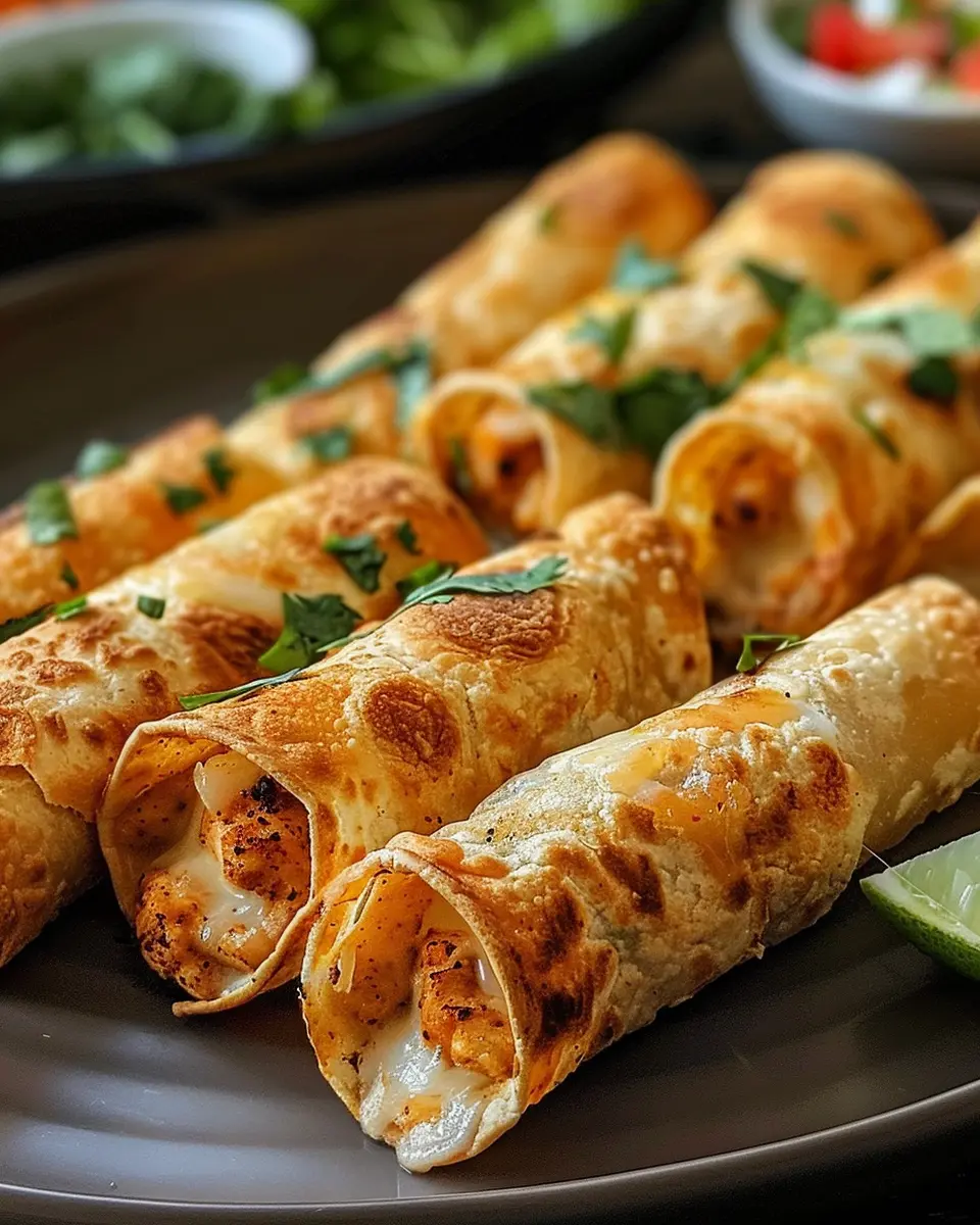 Crispy Chicken Taquitos: Easy Homemade Delight for All