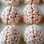 Marshmallow Rice Krispies Halloween Brains
