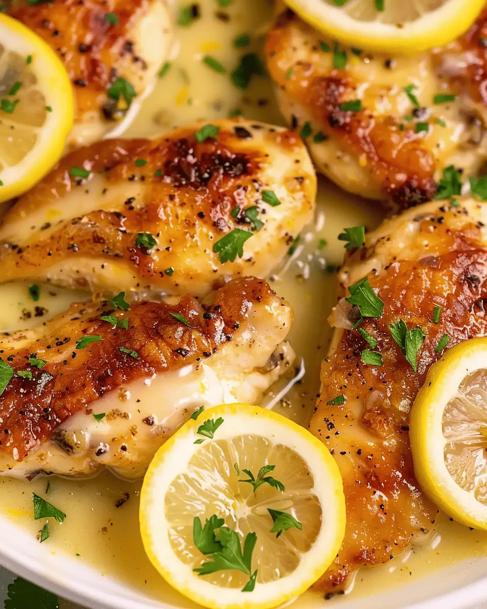 Lemon Chicken Delight with the BEST Lemon Butter Sauce