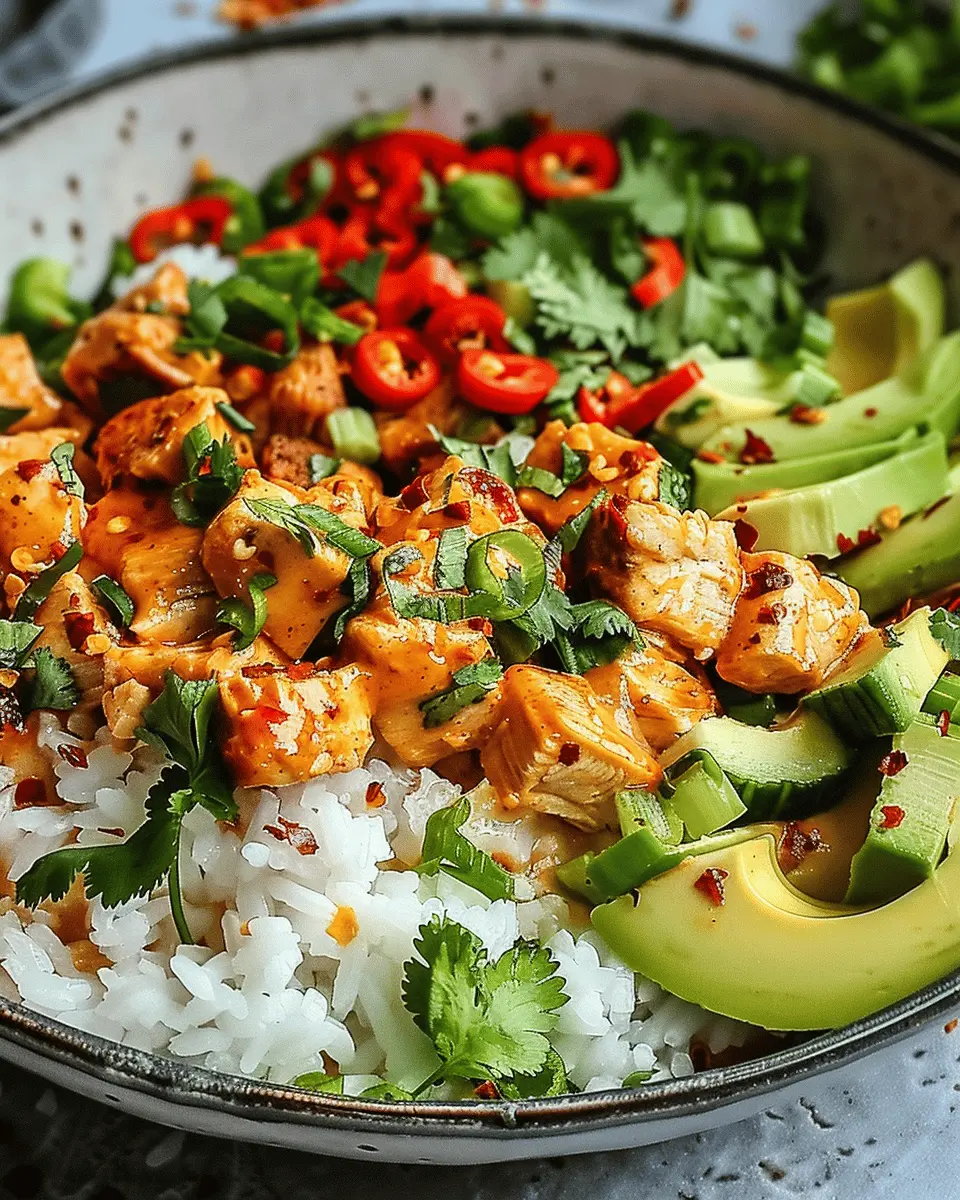 Coconut Chicken Rice Bowl: Easy Tropical Flavor Delight