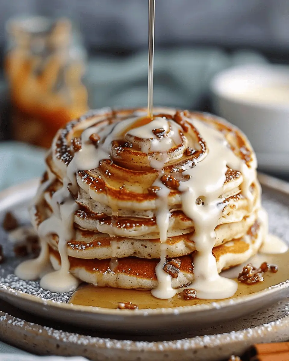 Cinnamon Roll Pancakes: Easy Indulgence for Breakfast Lovers