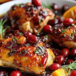 Cranberry Orange Glazed Chicken
