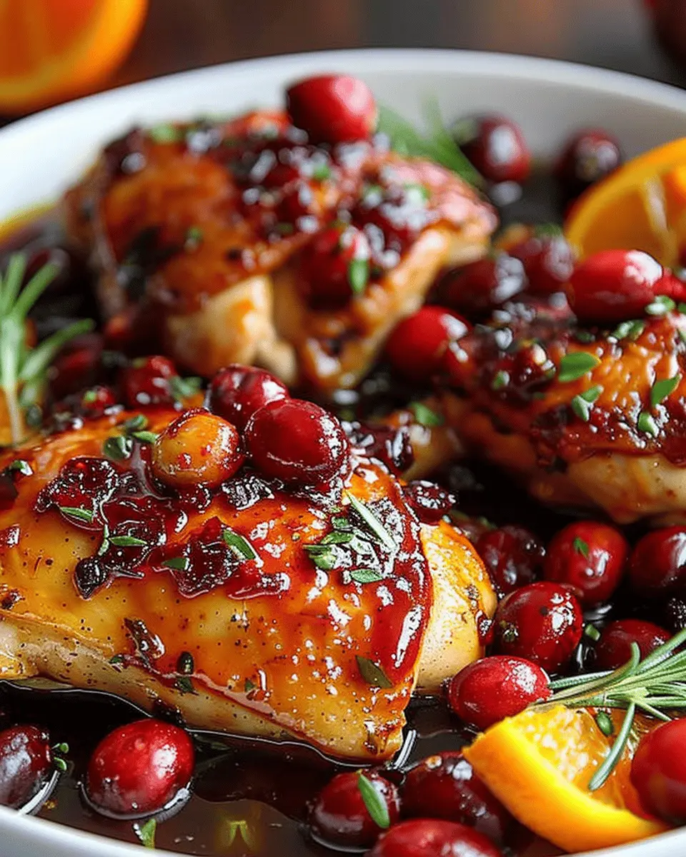 Cranberry Orange Glazed Chicken: Easy Recipe for Juicy Flavors