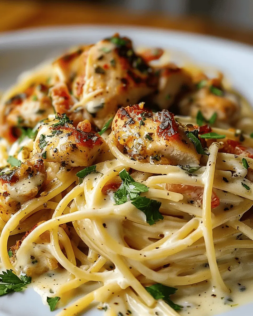 Easy Creamy Cajun Chicken Spaghetti with Garlic Mozzarella Bliss