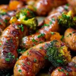 Honey Garlic Sheet Pan Sausage