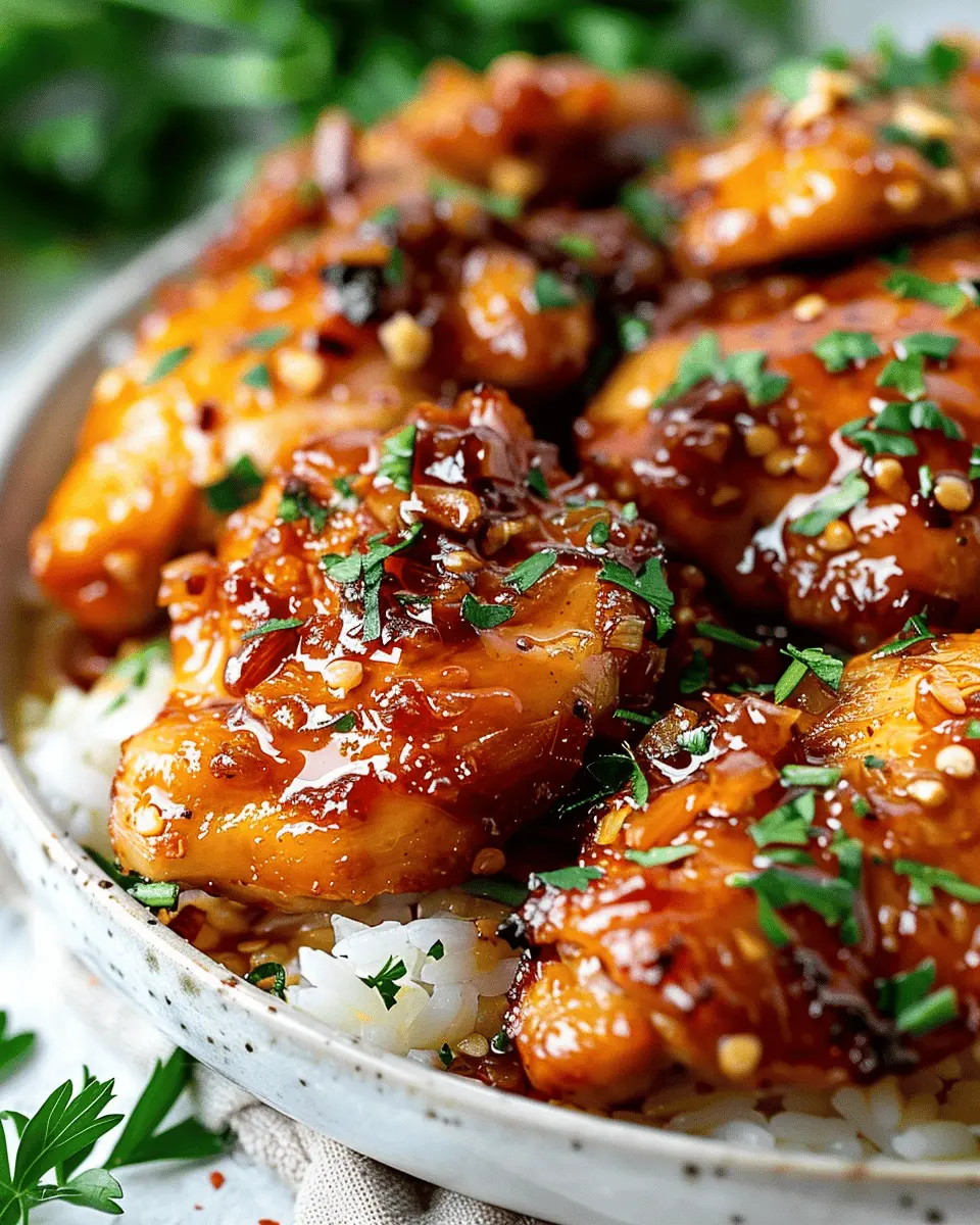 Honey Garlic Chicken Recipe: Easy Gluten-Free Dinner Delight