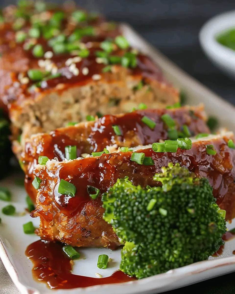 Asian Style Chicken Meatloaf: A Juicy Twist with Turkey Bacon