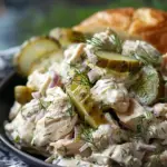 Savory Dill Pickle Chicken Salad