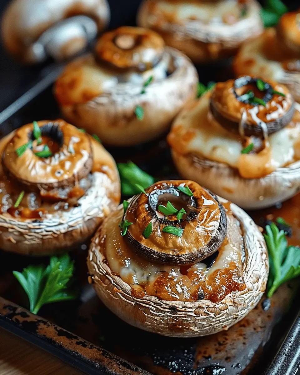 Stuffed Mushroom Eyeballs: Easy Turkey Bacon Treats for Everyone