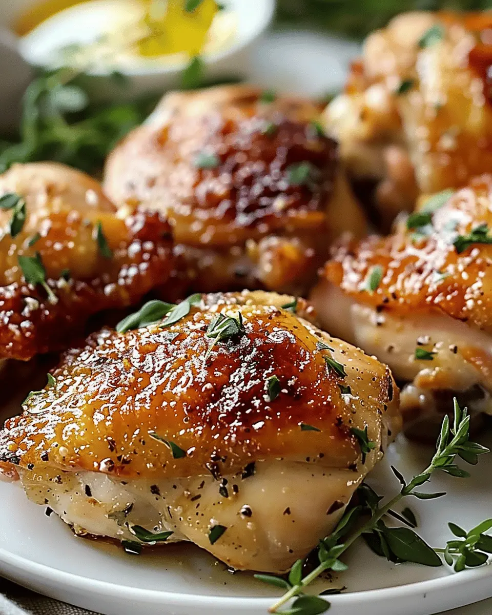 Ranch Chicken Thighs: Easy Recipe for Juicy Flavorful Dinner