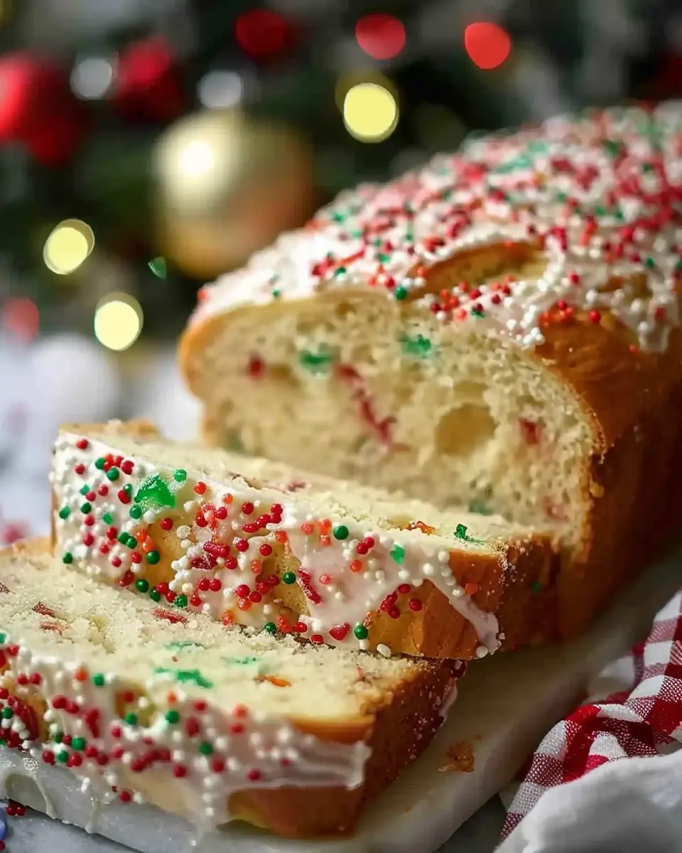 Christmas Sprinkle Buttermilk Bread: The Best Festive Treat