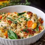 Boursin Orzo Bake with Chicken and Veggies – 3 Easy Steps to a Bold, Creamy Dinne