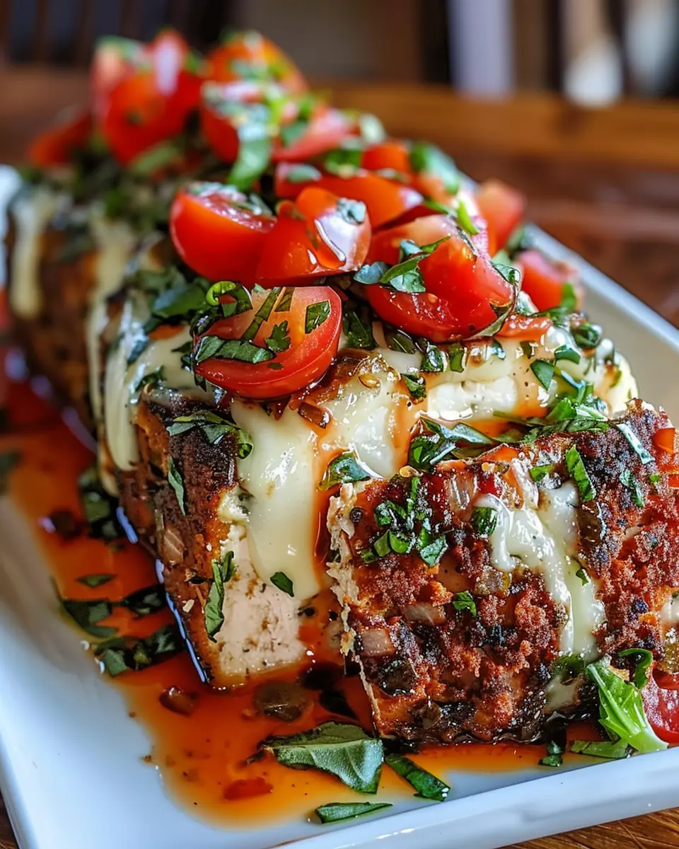 Caprese Chicken Meatloaf: A Juicy, Heartwarming Twist on Dinner