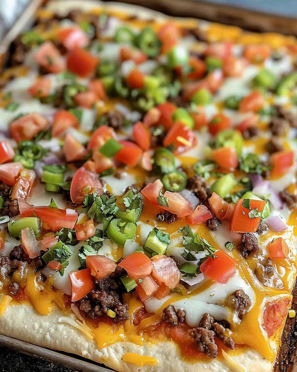 Easy Sheet Pan Taco Pizza: Delicious Comfort for Busy Nights