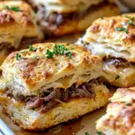 Baked French Dip Biscuits Recipe