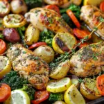 Sheet Pan Lemon Herb Chicken and Vegetables