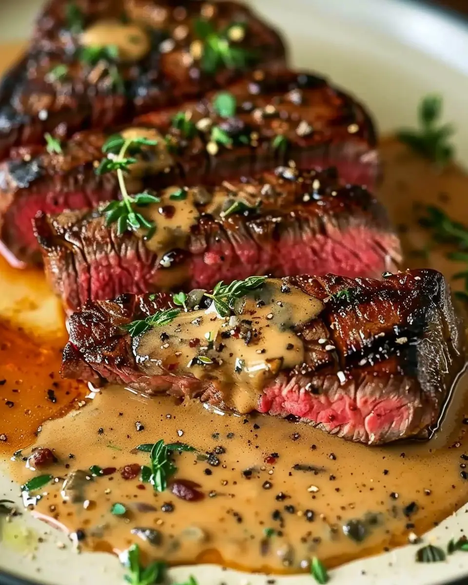French Seared Steak: Indulgent Cognac Cream Sauce Recipe