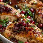 Honey Cranberry Chicken Bake with Ricotta Cheese