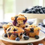 Homemade Blueberry Protein Muffins