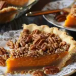 Sweet Potato Pie with Pecan Praline Crunch