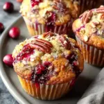 Cranberry, Orange & Pecan Muffins