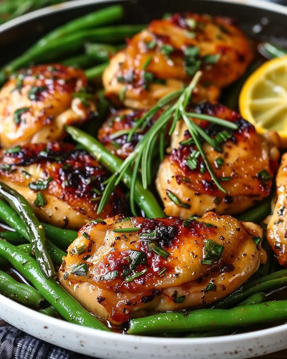 Buttery Chicken and Fresh Green Beans: A Creamy Delight to Savor