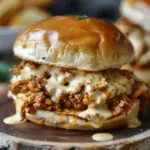 Cajun Chicken Sloppy Joes with Creamy Cheese Sauce