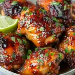 Air Fryer Honey Garlic Chicken Thighs