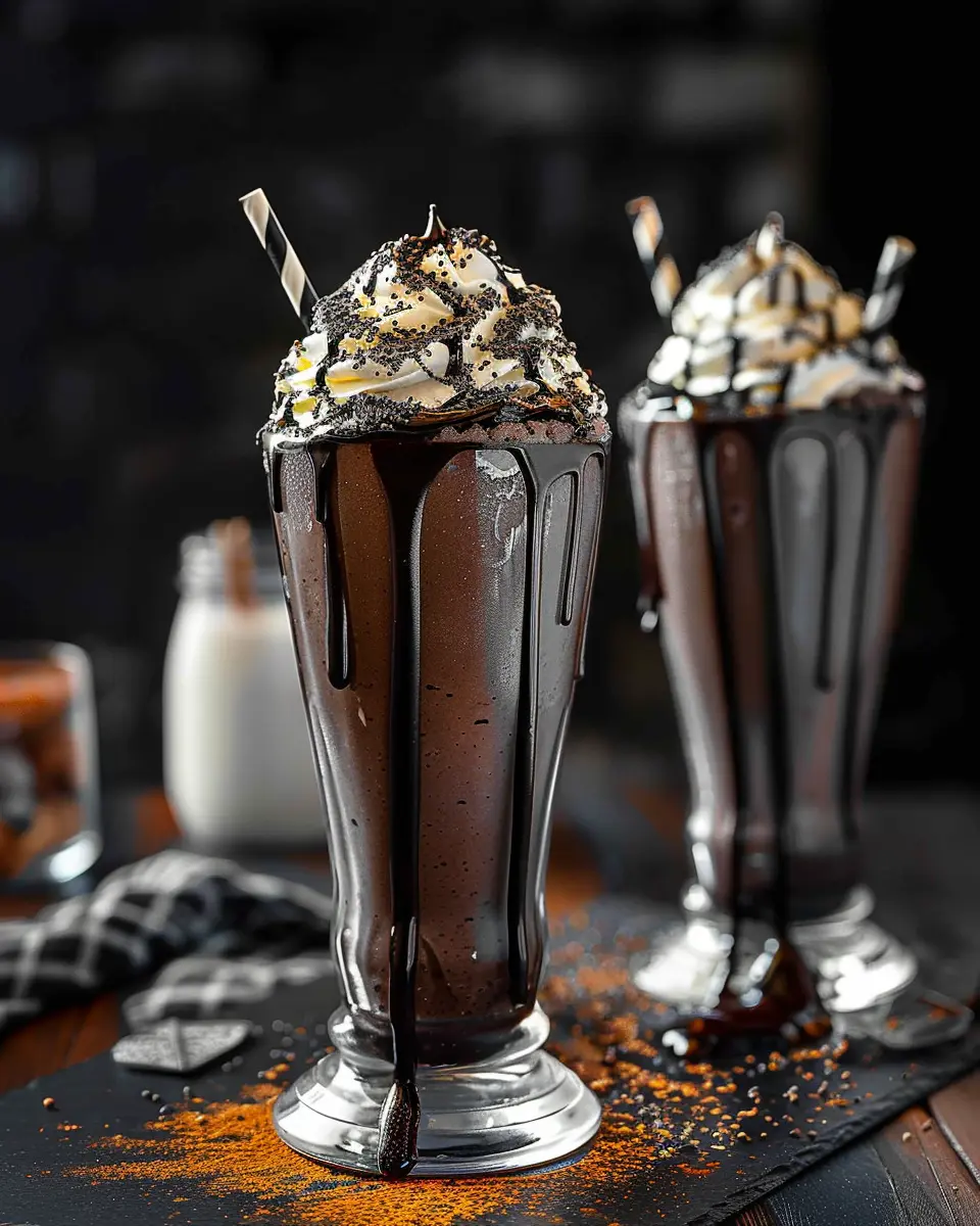 Black Milkshake: Indulgent Twist for Homemade Delights