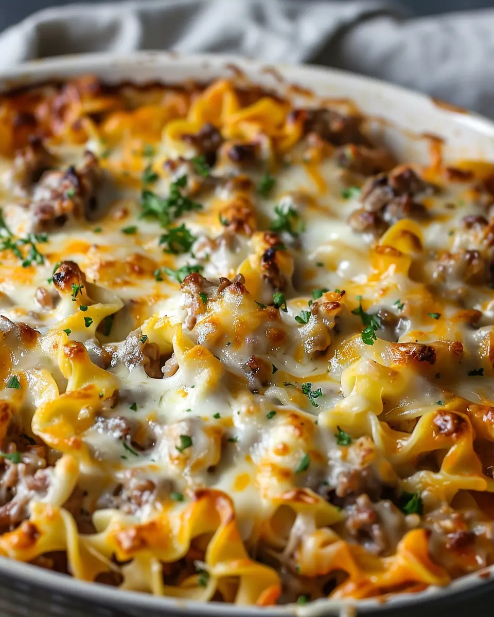Sour Cream Beef Noodle Casserole: Easy Comfort Food Delight