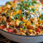 One-Pot Cheesy Southwest Chicken & Rice