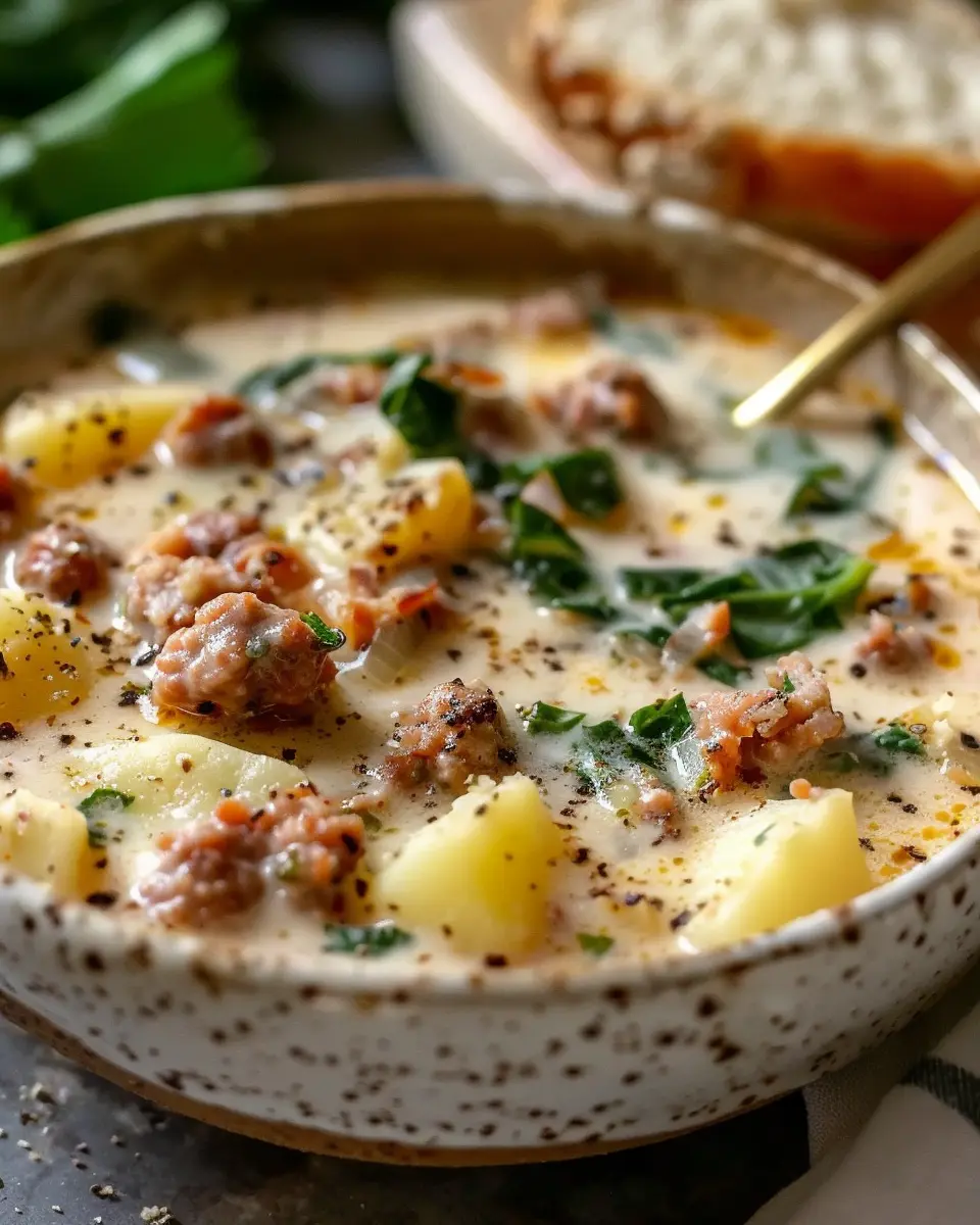 Cozy Creamy Tuscan Sausage Potato Soup That Warms the Soul