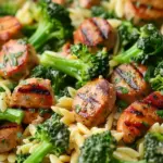 Chicken Sausage and Broccoli Orzo