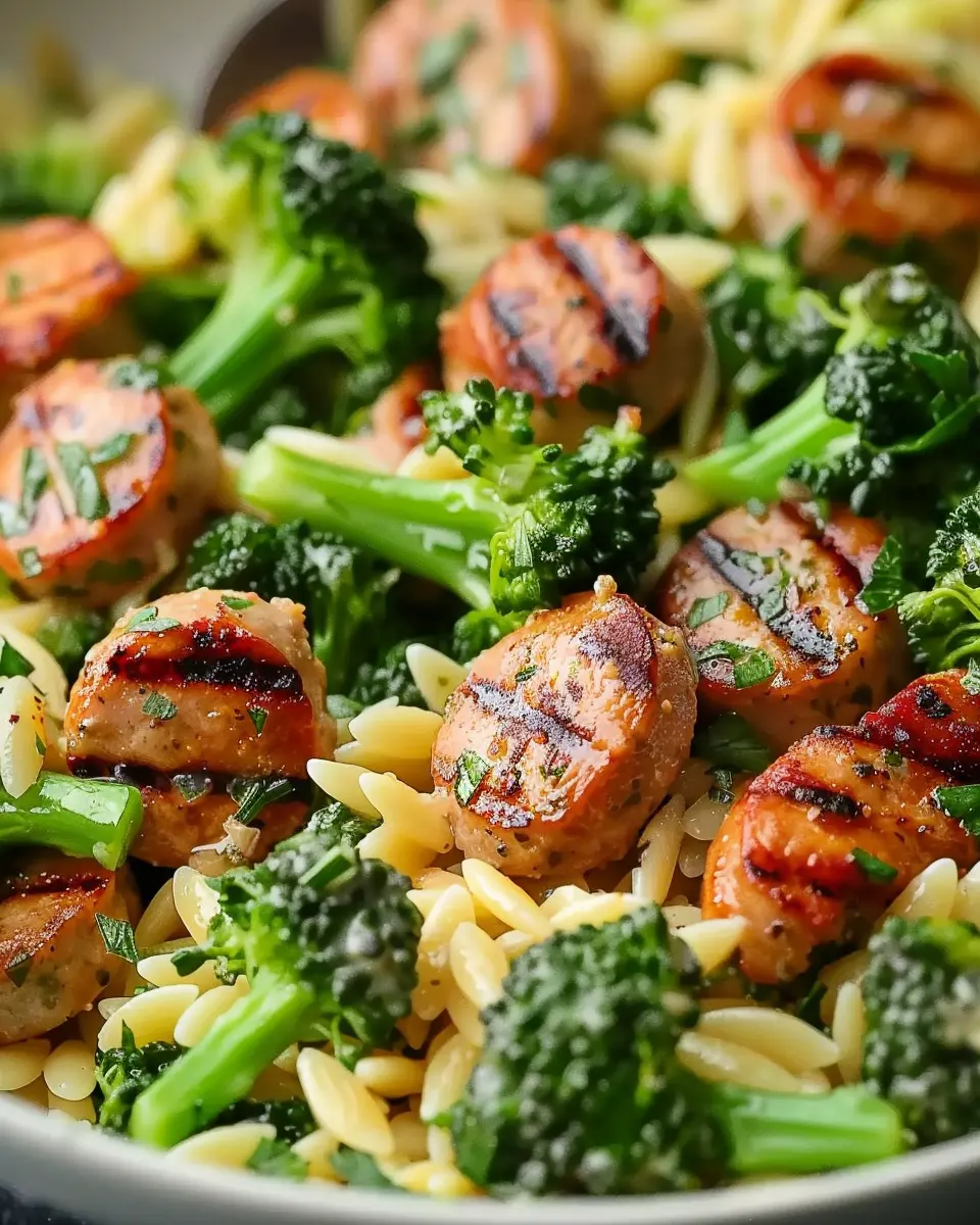 Chicken Sausage and Broccoli Orzo: A Simple, Satisfying Dinner