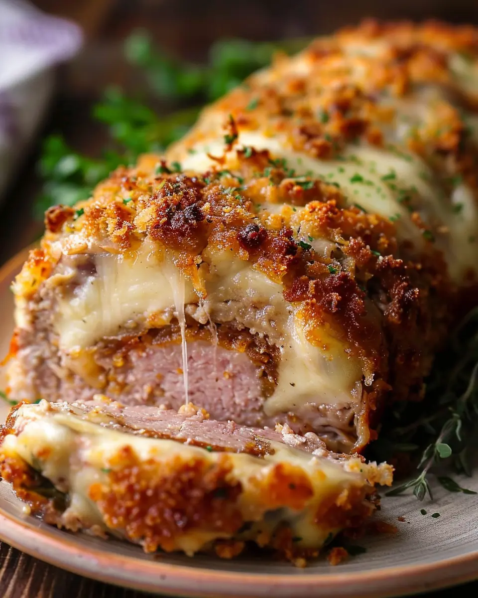 Chicken Cordon Bleu Meatloaf: Juicy Twist with Turkey Bacon