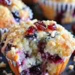 Citrus Orange Cranberry Muffins
