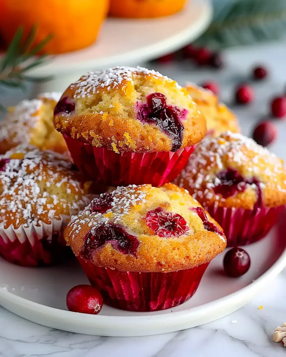 Citrus Orange Cranberry Muffins: Easy, Fresh, and Flavorful Treats