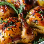 Maple Glazed Oven Roasted Cornish Hen
