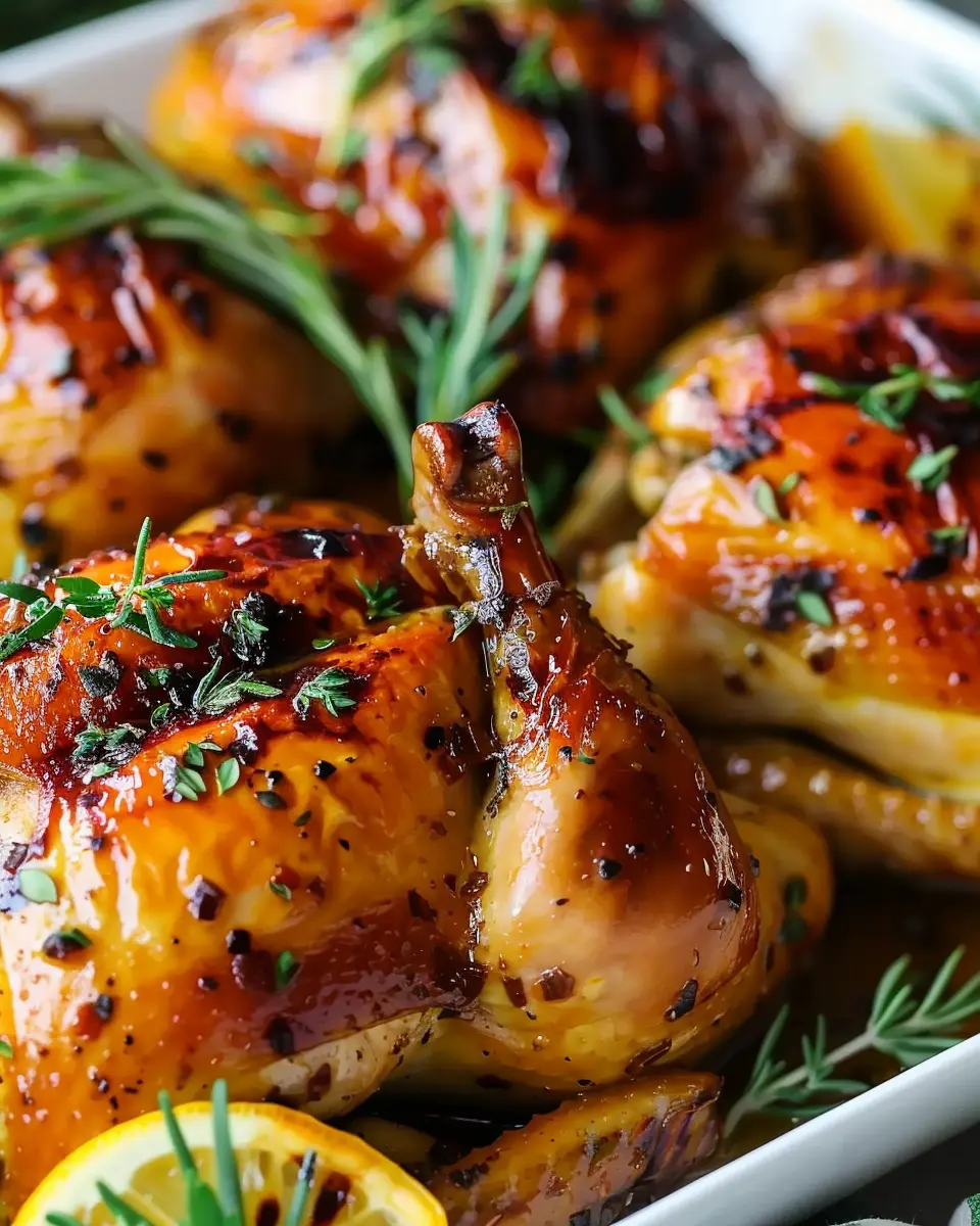 Maple Glazed Oven Roasted Cornish Hen: Easy &amp; Delicious Recipe