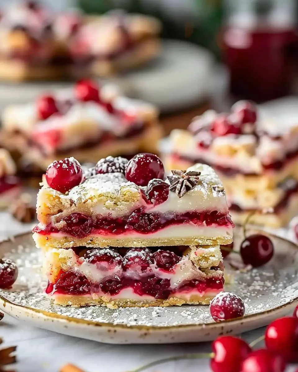 Christmas Cherry Bars: Easy Indulgence for Your Holiday Festivities