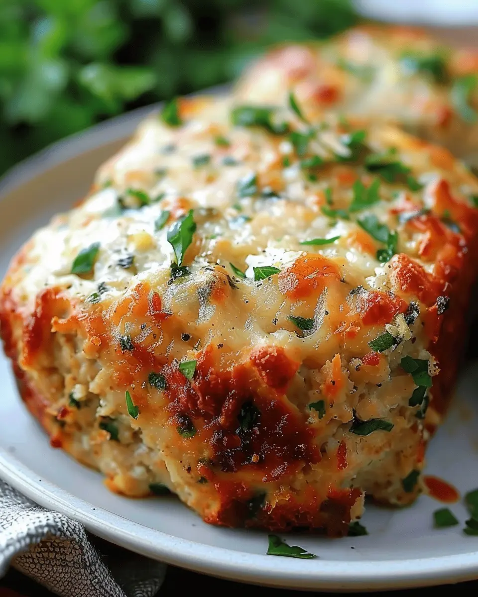 Savory Garlic Parmesan Chicken Meatloaf: An Easy Flavorful Dinner
