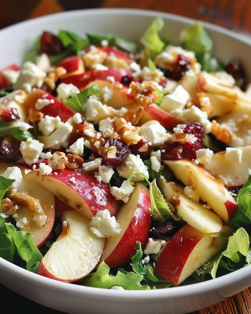 Honeycrisp Apple Feta Salad: A Fresh, Easy Delight for All