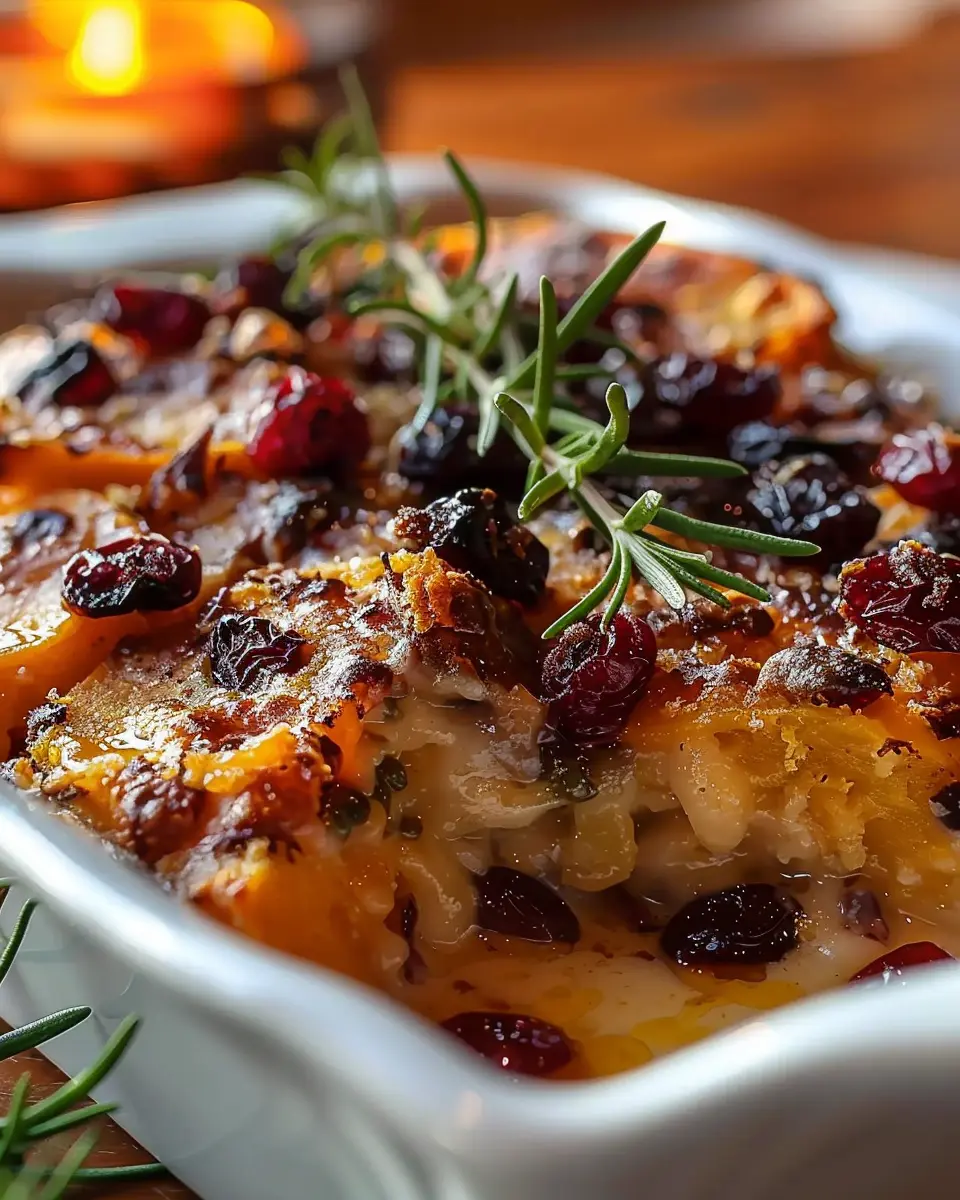 Sweet Potato &amp; Cranberry Gratin: A Cozy Indulgence for Everyone