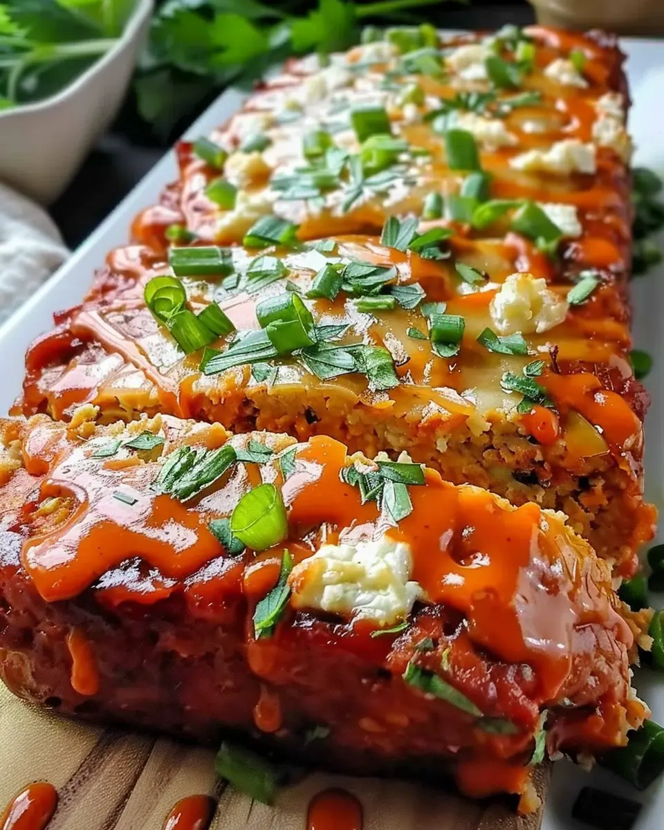 Buffalo Chicken Meatloaf: Juicy and Indulgent Comfort Food