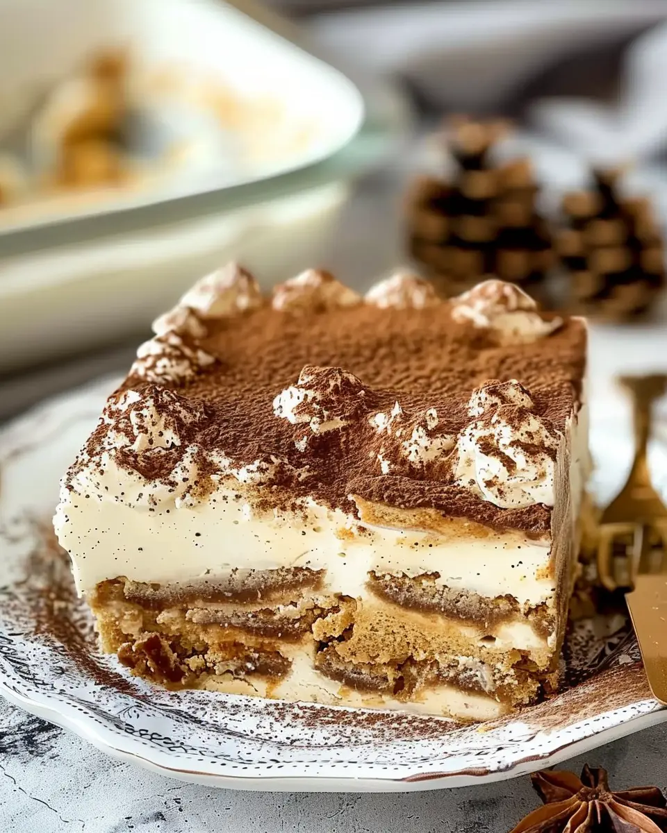 Easy Gingerbread Tiramisu Recipe: A Cozy Holiday Delight