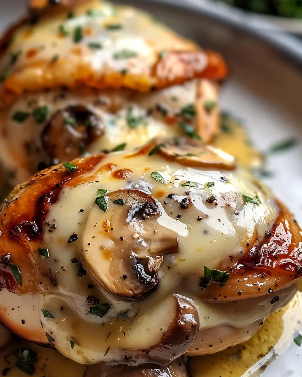 Cheesy Garlic Butter Mushroom Stuffed Chicken: Indulgent Flavor Boost