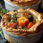 Roasted Autumn Vegetable Pot Pies