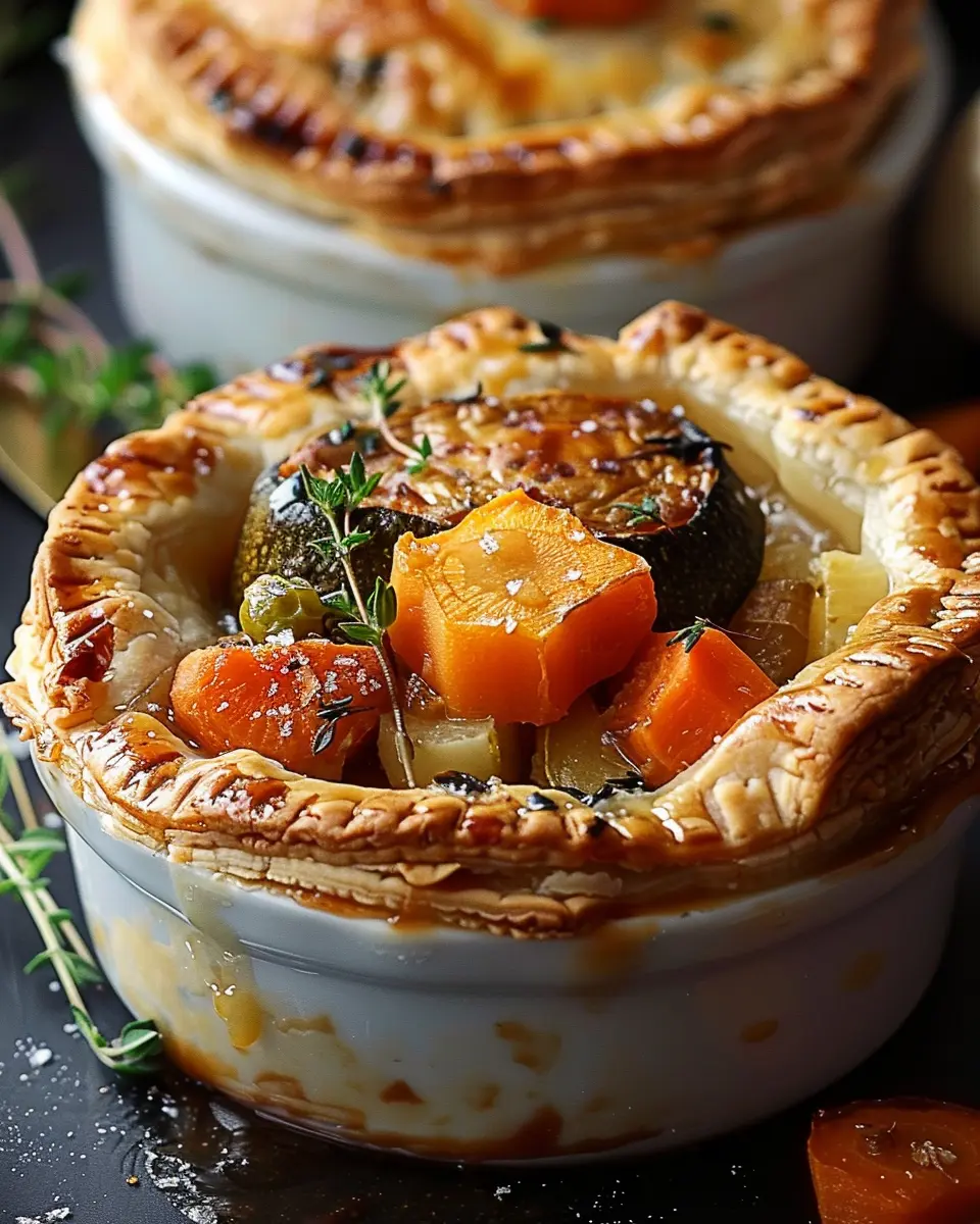 Roasted Autumn Vegetable Pot Pies: The Best Cozy Comfort Food