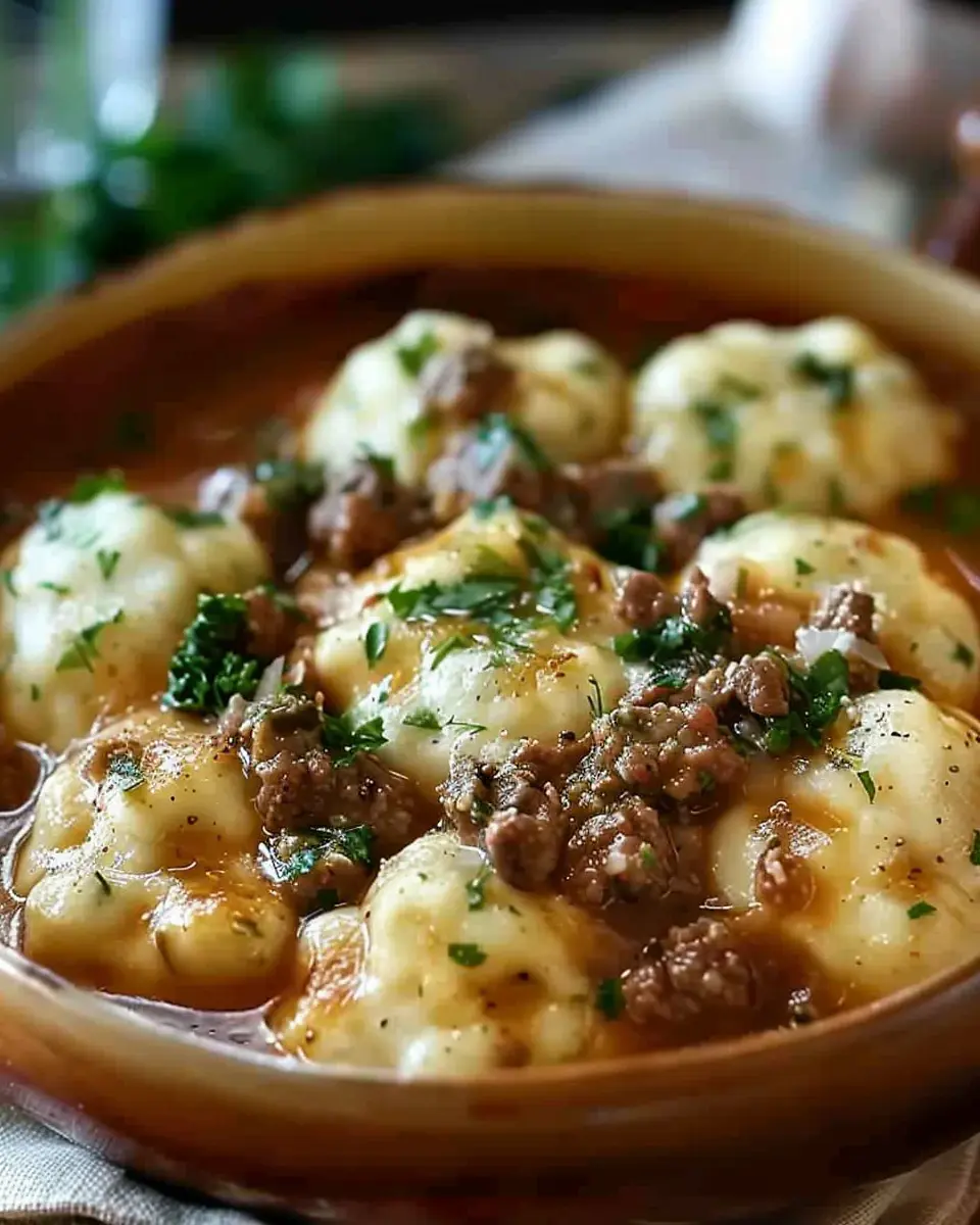 Ground Beef and Dumplings: Easy Comfort Food Delight at Home