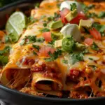 Shredded Chicken Enchilada Casserole
